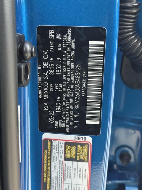 used 2022 Kia Rio car, priced at $14,561