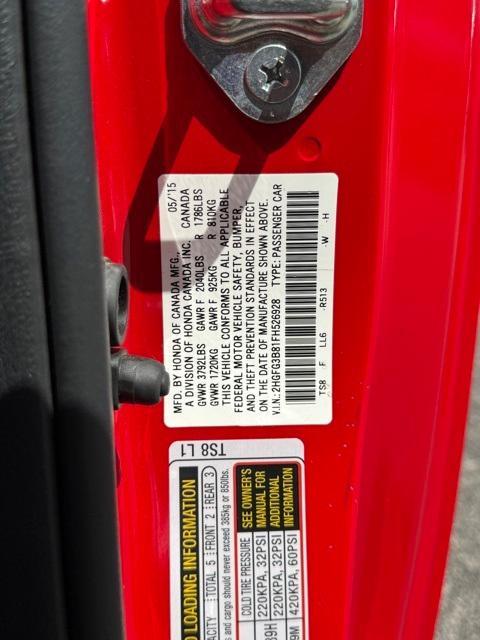 used 2015 Honda Civic car, priced at $13,641