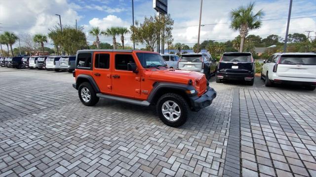 used 2019 Jeep Wrangler Unlimited car, priced at $24,598