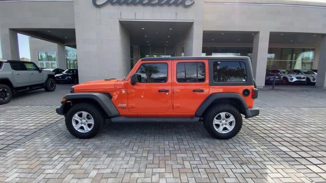 used 2019 Jeep Wrangler Unlimited car, priced at $24,598