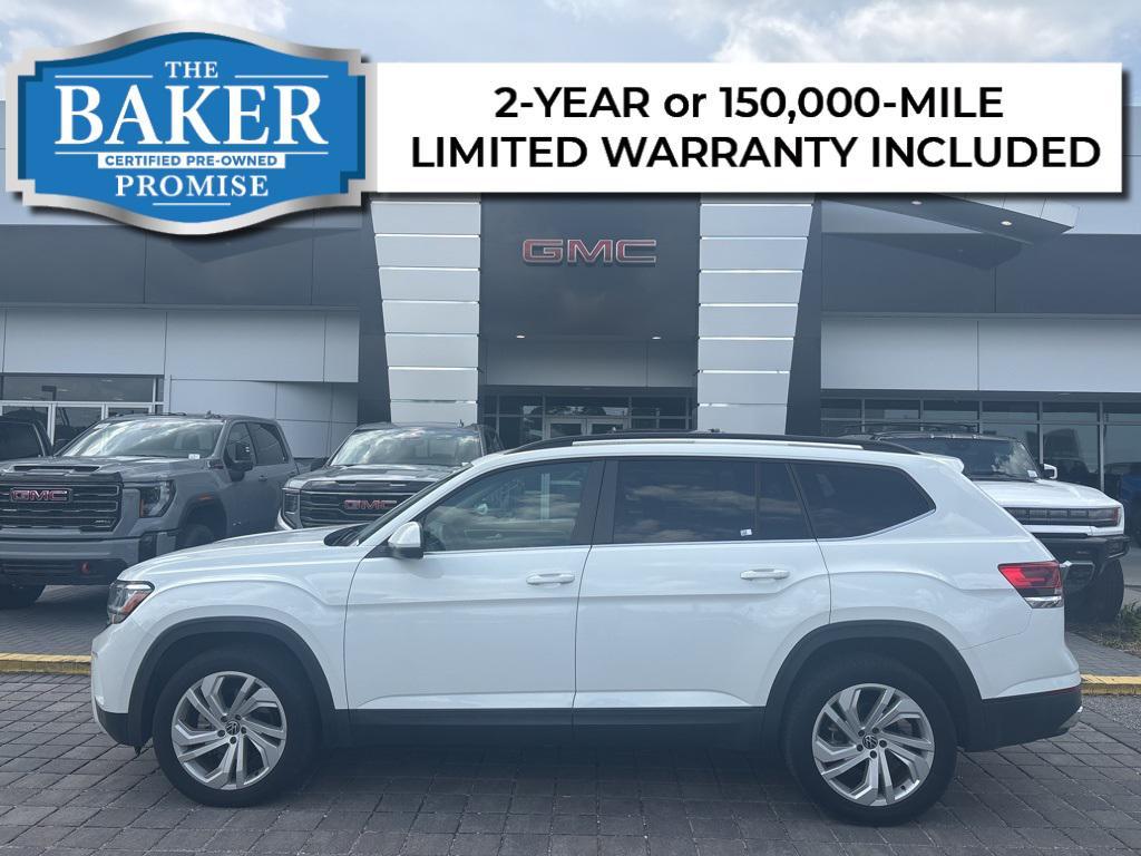 used 2021 Volkswagen Atlas car, priced at $23,857