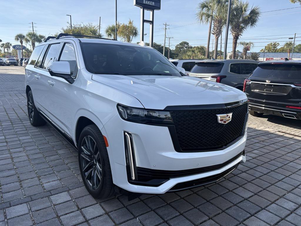used 2024 Cadillac Escalade ESV car, priced at $92,400