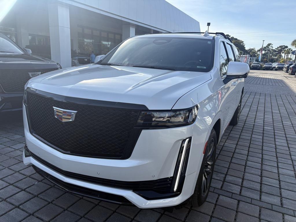 used 2024 Cadillac Escalade ESV car, priced at $92,400