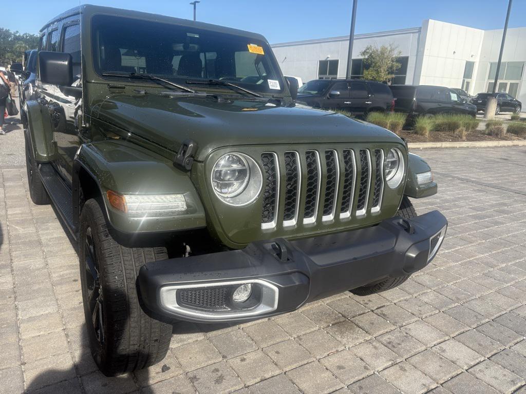 used 2021 Jeep Wrangler Unlimited 4xe car, priced at $27,496