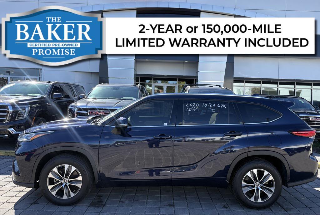 used 2020 Toyota Highlander car, priced at $29,885