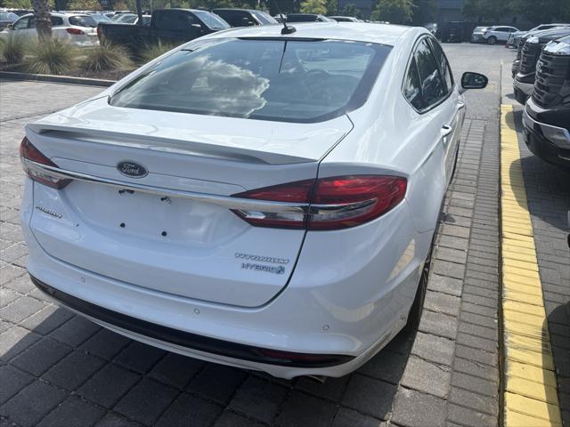 used 2017 Ford Fusion Hybrid car, priced at $13,500