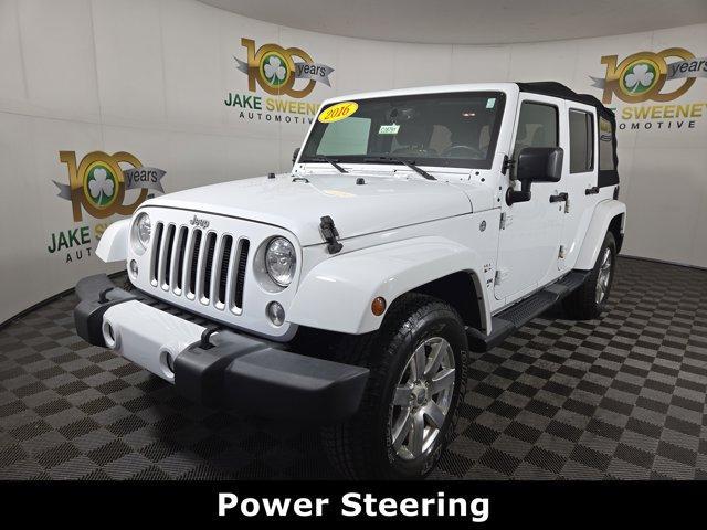 used 2016 Jeep Wrangler Unlimited car, priced at $13,988