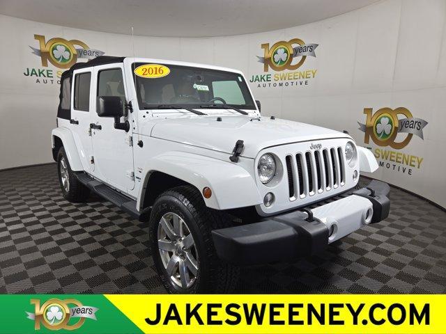 used 2016 Jeep Wrangler Unlimited car, priced at $15,888