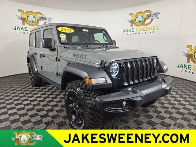 used 2021 Jeep Wrangler Unlimited car, priced at $29,998