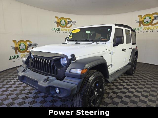 used 2018 Jeep Wrangler Unlimited car, priced at $20,888