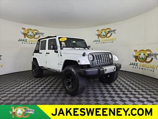 used 2017 Jeep Wrangler Unlimited car, priced at $23,000