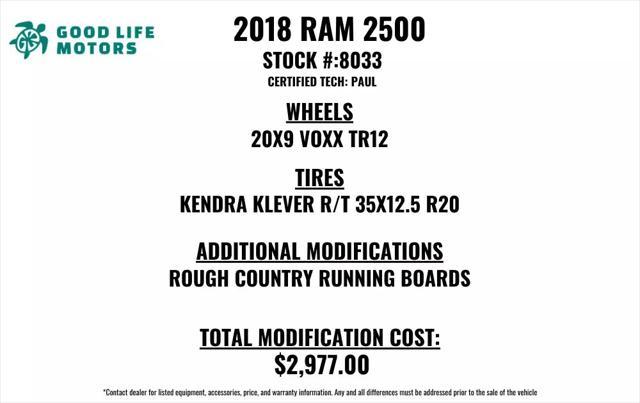 used 2018 Ram 2500 car, priced at $31,992