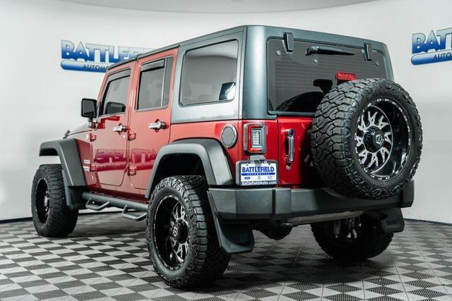 used 2012 Jeep Wrangler Unlimited car, priced at $17,985