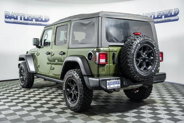 used 2022 Jeep Wrangler car, priced at $29,800