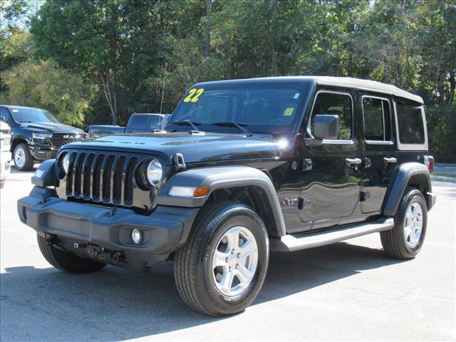 used 2022 Jeep Wrangler Unlimited car, priced at $27,800