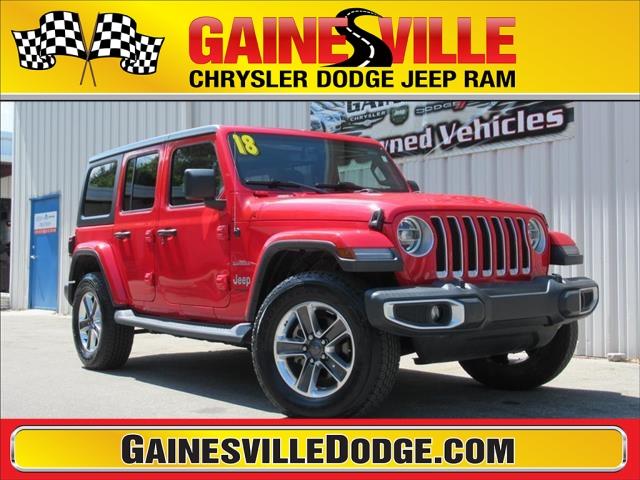 used 2018 Jeep Wrangler Unlimited car, priced at $33,354