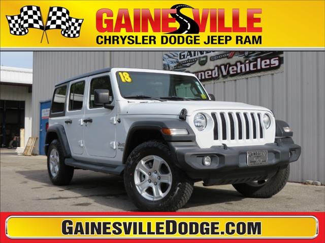 used 2018 Jeep Wrangler Unlimited car, priced at $31,286