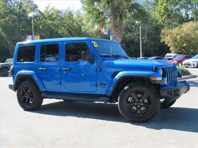 used 2021 Jeep Wrangler Unlimited car, priced at $31,800