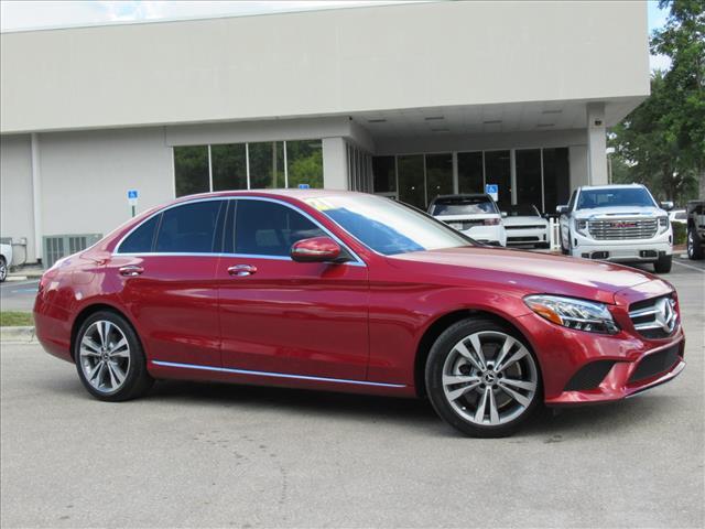 used 2021 Mercedes-Benz C-Class car, priced at $28,900