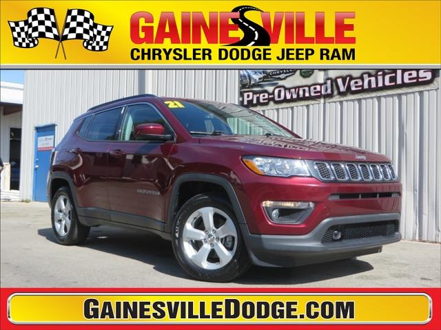 used 2021 Jeep Compass car, priced at $21,607