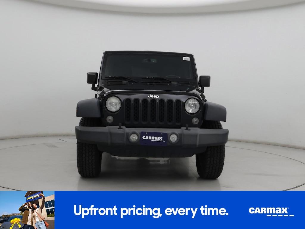 used 2016 Jeep Wrangler car, priced at $18,998