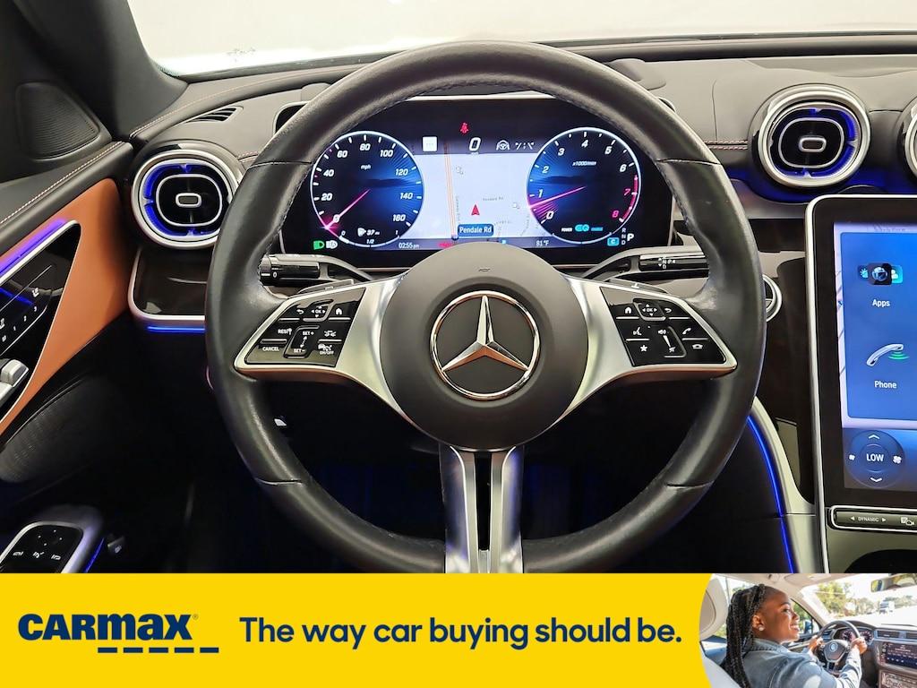 used 2022 Mercedes-Benz C-Class car, priced at $38,998