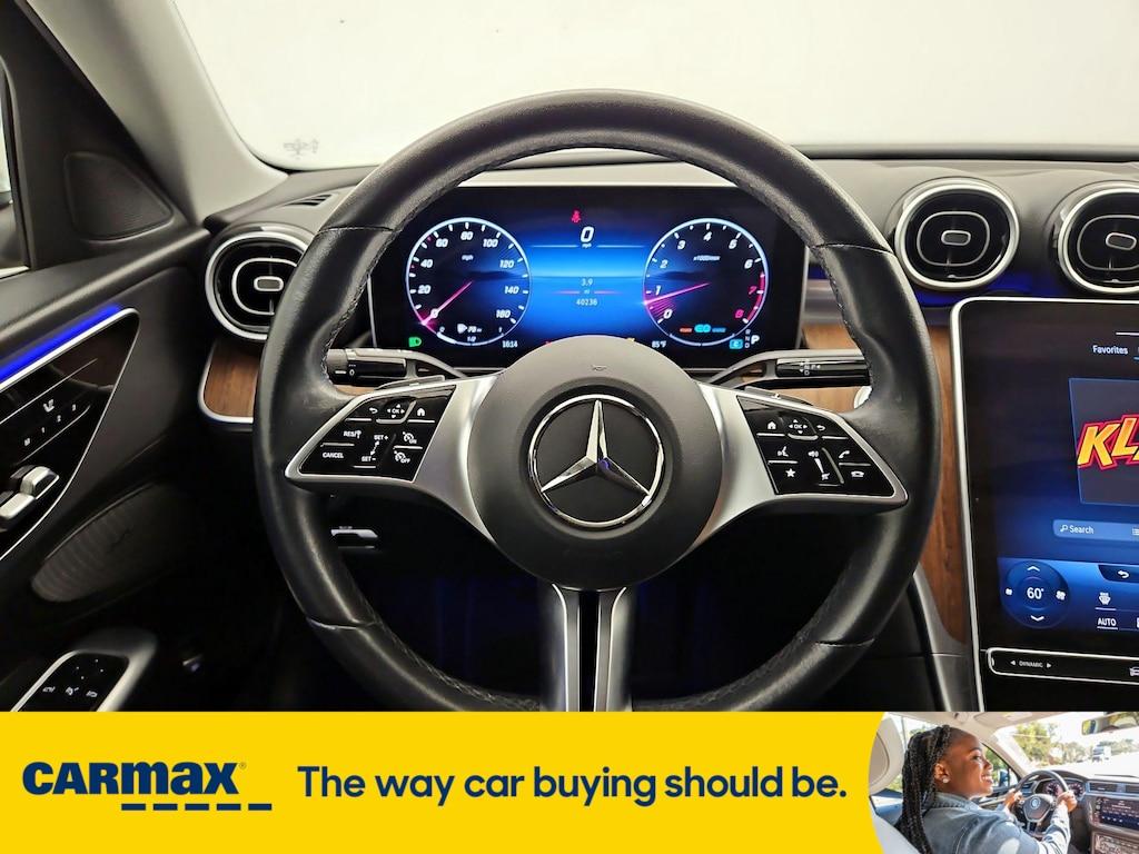 used 2022 Mercedes-Benz C-Class car, priced at $31,998