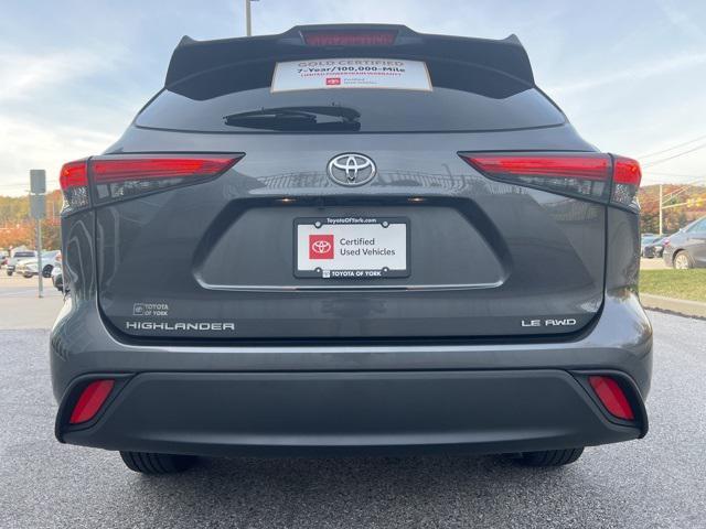 used 2022 Toyota Highlander car, priced at $36,780
