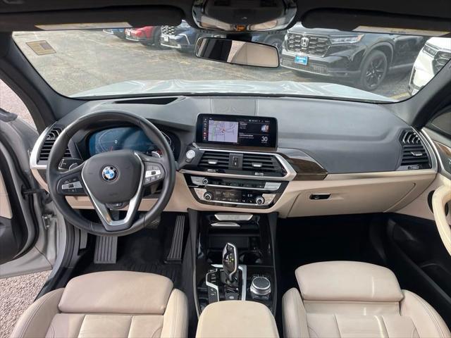 used 2021 BMW X3 car, priced at $27,300