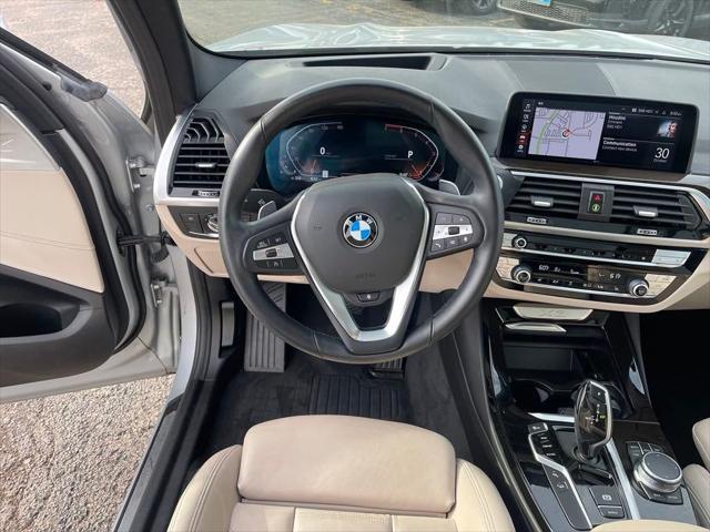 used 2021 BMW X3 car, priced at $27,300