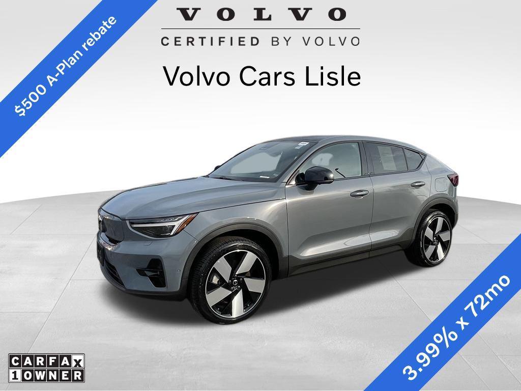 used 2023 Volvo C40 Recharge Pure Electric car, priced at $32,694