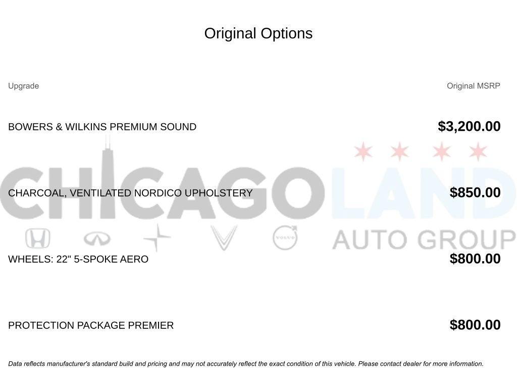 new 2025 Volvo EX90 car, priced at $83,335