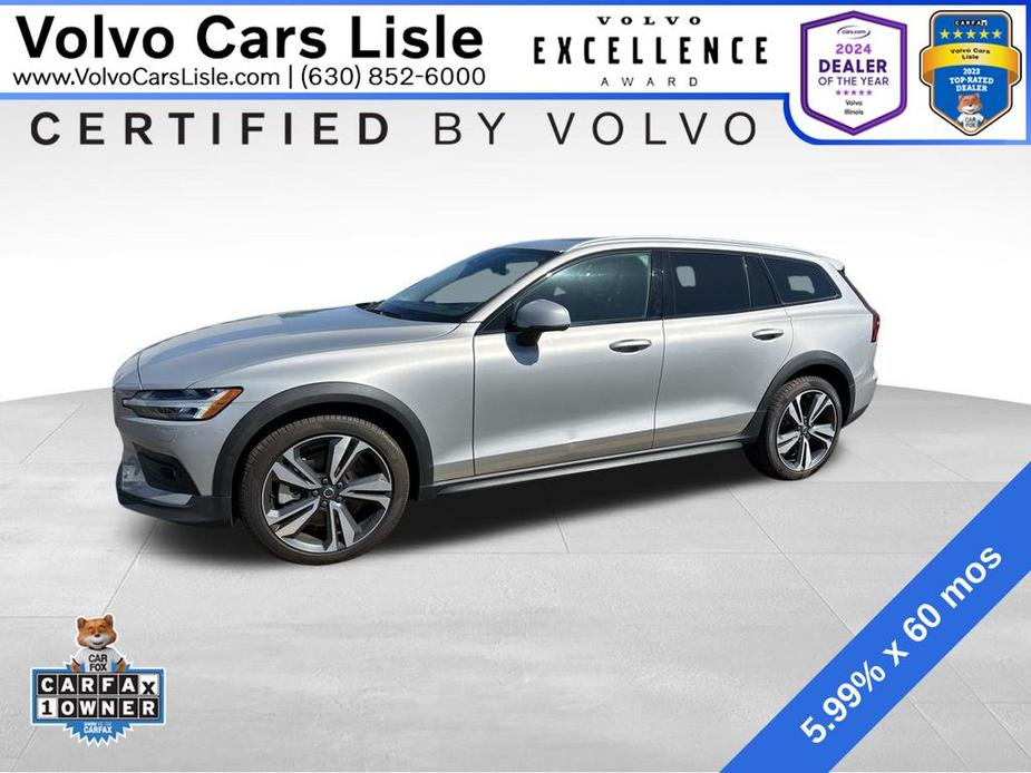 used 2023 Volvo V60 Cross Country car, priced at $41,000