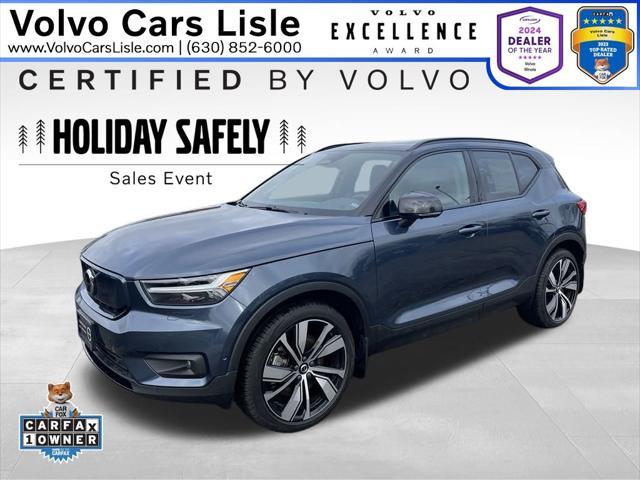 used 2022 Volvo XC40 Recharge Pure Electric car, priced at $33,900