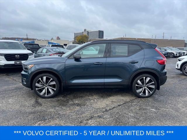 used 2022 Volvo XC40 Recharge Pure Electric car, priced at $33,800