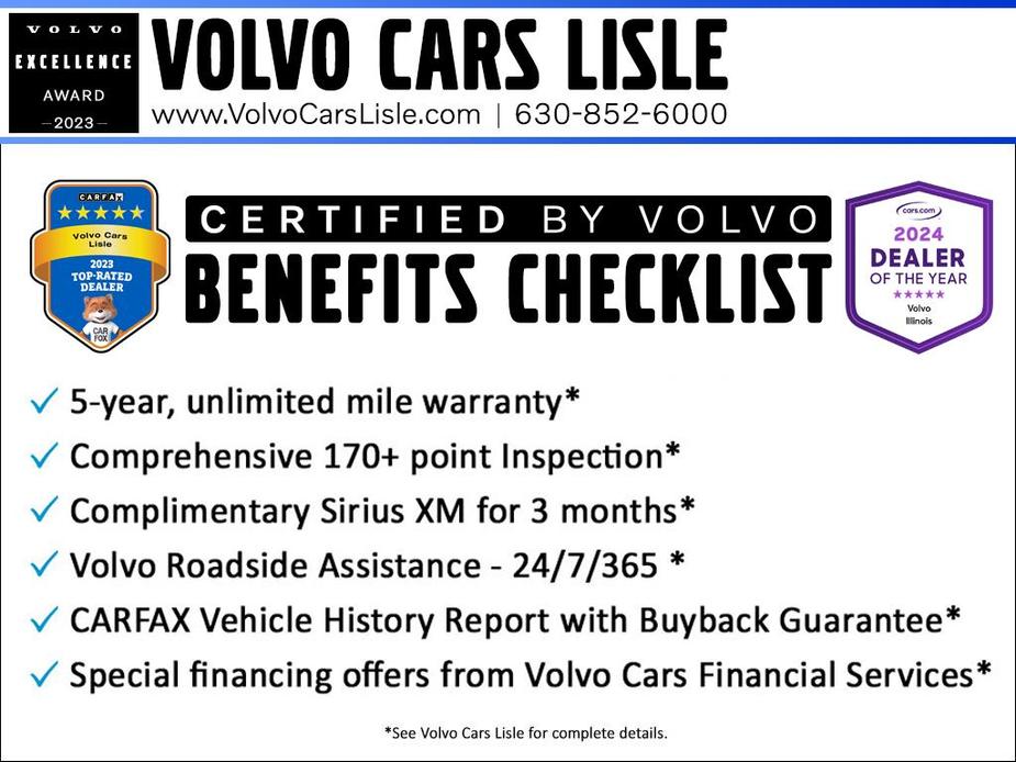 used 2024 Volvo S60 car, priced at $43,500