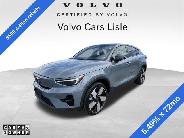 used 2023 Volvo C40 Recharge Pure Electric car, priced at $33,232