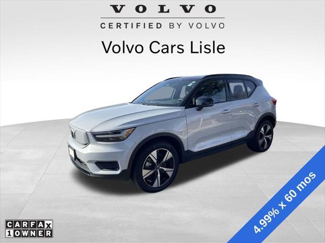 used 2022 Volvo XC40 Recharge Pure Electric car, priced at $30,500