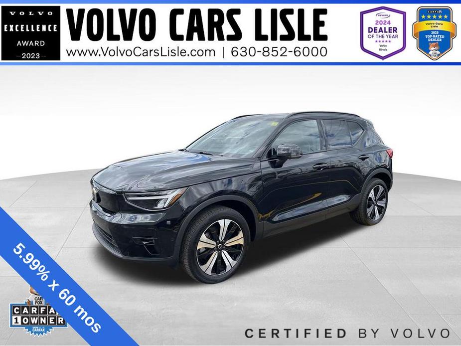 used 2023 Volvo XC40 Recharge Pure Electric car, priced at $43,445