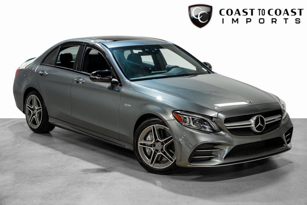 used 2019 Mercedes-Benz AMG C 43 car, priced at $41,990