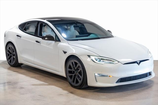 used 2021 Tesla Model S car, priced at $52,990