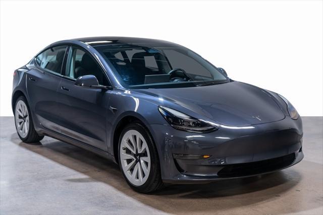 used 2023 Tesla Model 3 car, priced at $27,990