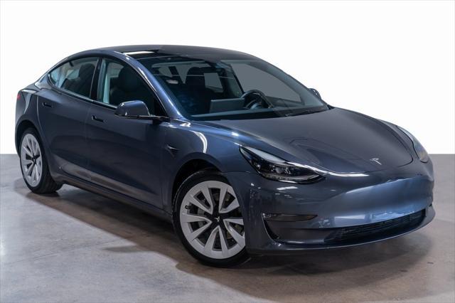 used 2023 Tesla Model 3 car, priced at $27,990