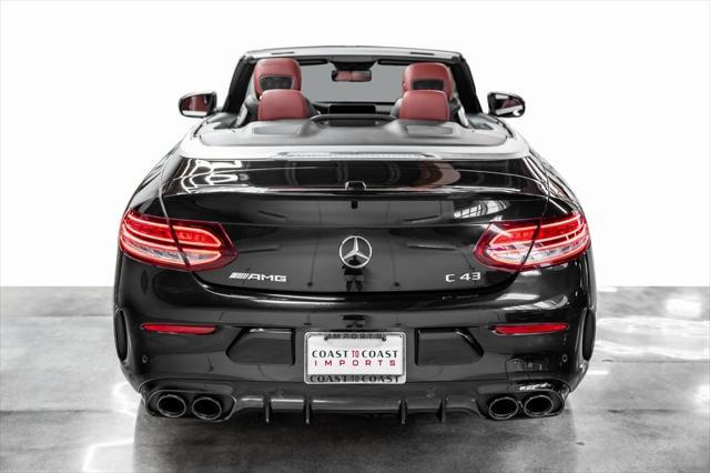 used 2020 Mercedes-Benz AMG C 43 car, priced at $42,490