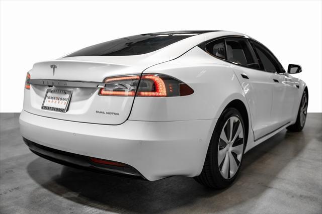 used 2021 Tesla Model S car, priced at $42,490