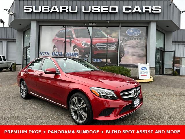 used 2019 Mercedes-Benz C-Class car, priced at $24,995