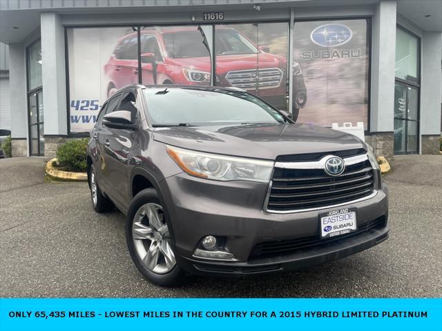 used 2015 Toyota Highlander Hybrid car, priced at $26,995