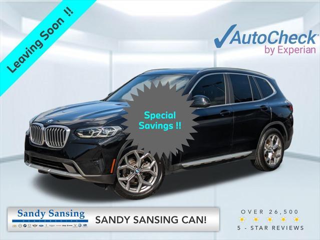 used 2022 BMW X3 car, priced at $31,750