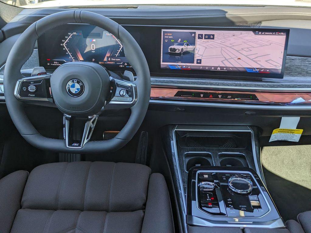 new 2025 BMW 740 car, priced at $110,750