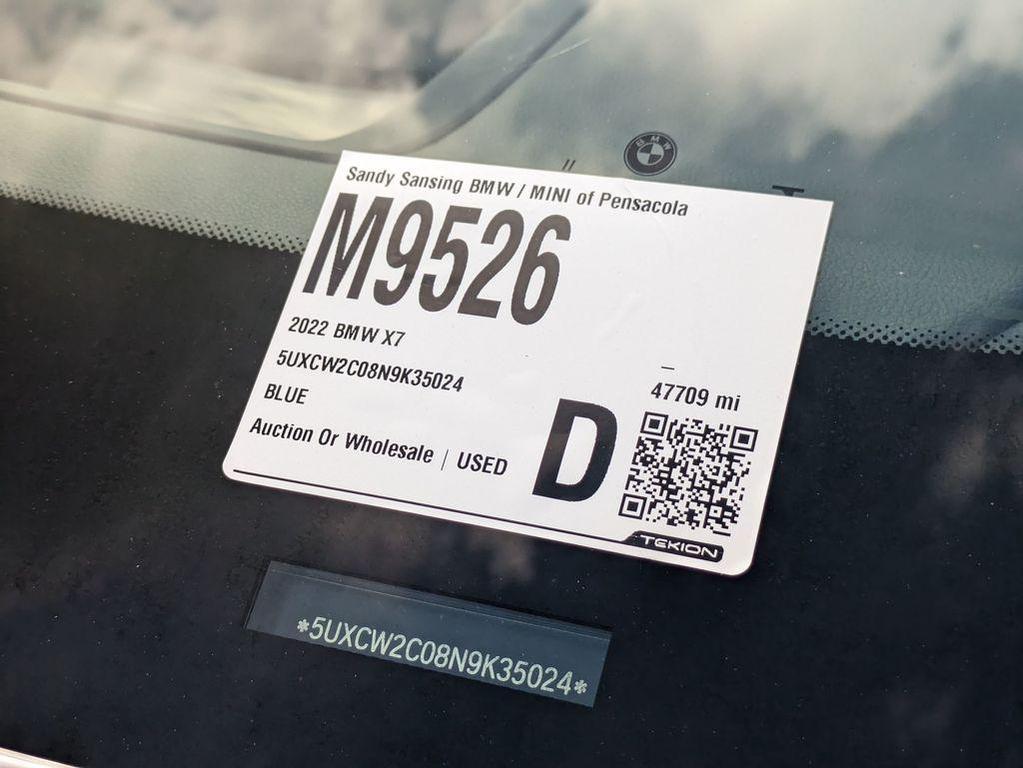 used 2022 BMW X7 car, priced at $52,391
